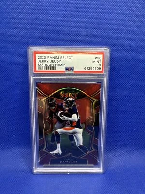 2020 NFL Select Maroon Prizm /149 Jerry Jeudy PSA 9 MINT RC Broncos free shp! 👀 - Image 1 of 3