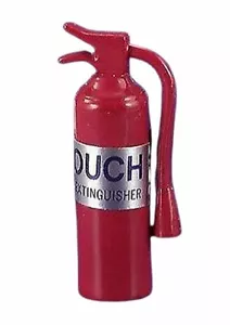 Miniature Dollhouse Fire Extinguisher 1:12 Scale New - Picture 1 of 1