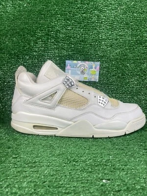 AIR JORDAN 4 Retro 308497 102 Nike Blanco talla 11 Foto 1 de 4