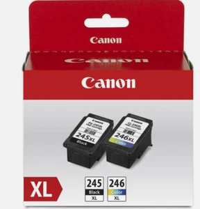 NEU VERSIEGELT - Original Canon PG-245XL Schwarz & CL-246XL Farbe Tintenpatrone Set - Bild 1 von 3