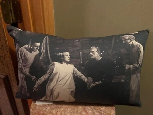 Bride of Frankenstein 12” x 20” Universal Monsters Throw Pillow World Market - Picture 1 of 7