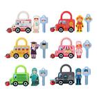 Kids Learning Locks and Keys Montessori Educational Toys Travel Toy Sorting and
