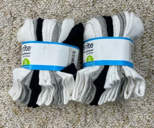 Stride Rite Boys Cotton No Show Multi color Socks 16 Pair SMALL 7-10 - Picture 1 of 23