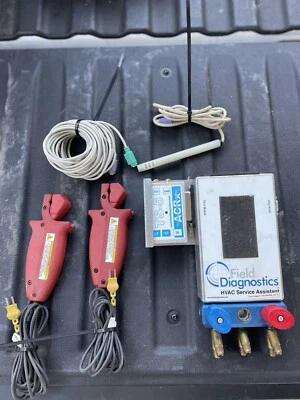Colector de HVAC de diagnóstico de campo.  Foto 1 de 2