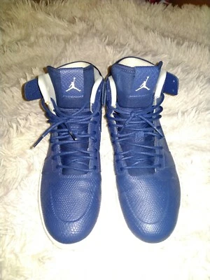 Nike Air Jordan 1 Nouveau Retro Alto Azul Marino Piel de Serpiente Blanco 819176 407 Talla 10.5  Foto 1 de 4