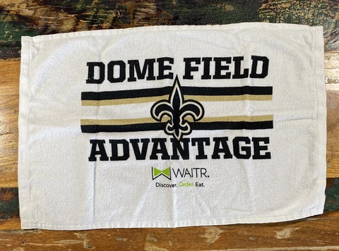 New Orleans Saints Rally Towel Louisiana Football Dome Field Advantage NFL 24x15 Cover