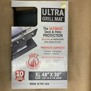 New DiversiTech Ultra Grill Mat Rectangular 48" x 30" Drippomg and Greas Catch - Picture 1 of 2