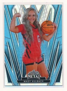 MADY AULBACH 2024 LEAF METAL WOMEN OF SPORTS PRISMATIC PLATINUM BLUE 12/20 - Picture 1 of 2