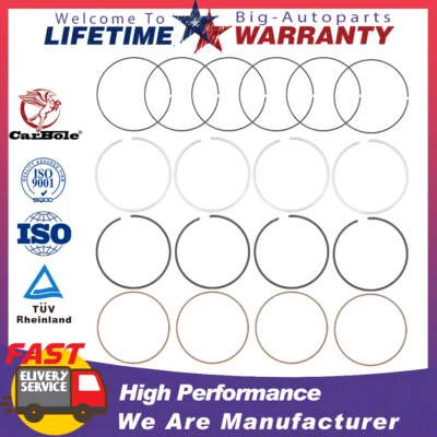 Conjunto de anel de pistão 1301137110 para Toyota Prius Prius V Lexus CT200h 1.8L 2ZR FXE L4 - Imagem 1 de 4