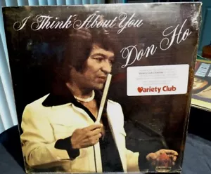 DON HO I Think About You SHRINK Variety Club Aufkleber mit VERSIEGELTER 45 1/MIN Schallplatte LP - Bild 1 von 5