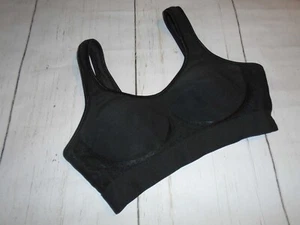 S Black Stretchy Foam Cups Wireless BALI Comfort Revolution Shaping Bra #3488 S - Picture 1 of 5