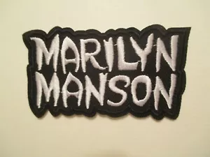 Musik Aufnäher Marilyn Manson Rockmusik zum Aufnähen Kostenloser Versand - Bild 1 von 2