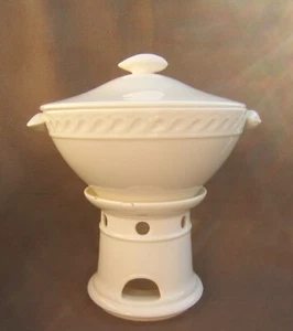 Gien Ancienne Soupière service à moules Faience Tampon correspondant 1971-1984 - Photo 1/12