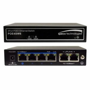 POE4SW6-4-Port 10/100Mbps 802.3af/at PoE Switch - Picture 1 of 1
