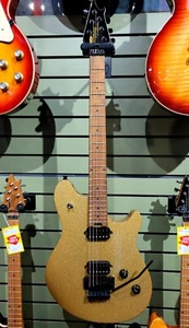 2023 EVH Wolfgang Standard Baked Maple Electric Guitar in Gold Sparkle - Picture 1 of 22