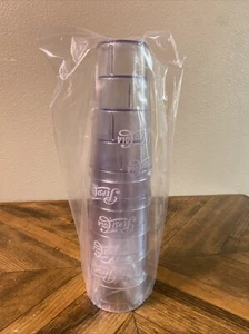New Set of 6 Clear 20oz Carlisle Pepsi Cola Plastic Restaurant Tumblers Cups - Picture 1 of 5