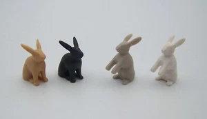 PLAYMOBIL (T31105) FERME - Lot de 4 Lapins Adultes Beige, Noir, Gris & Blanc - Imagen 1 de 1