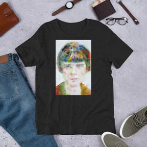 Camiseta UNISEX - KATHERINE MANSFIELD retrato acuarela - camiseta camisa ropa - Imagen 1 de 6