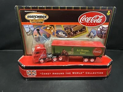 Matchbox Around The World. England. DAF Articulated Truck. Scale 1:87 Coca Cola - Image 1 of 4