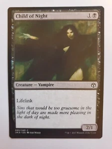 MTG Magic The Gathering Card Child of Night Creature Vampire Black Iconic Master - Picture 1 of 2