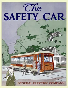 BIRNEY CAR Safety STREETCAR / TROLLEY G.E. Book Reprint - Picture 1 of 11