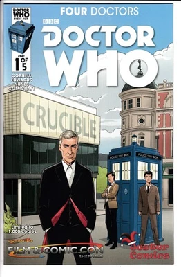 DOCTOR WHO: FOUR DOCTORS #1, JESTER COMICS VARIANT, NM, Titan Comics (2015)