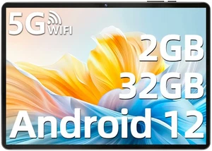 SGIN Tablet 10,1 Zoll Android 12 mit 2GB RAM 32GB ROM Bluetooth Dual Camera - Bild 1 von 6