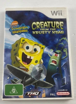 Spongebob Squarepants Creature From The Krusty Krab - Nintendo Wii With Manual - Image 1 of 4