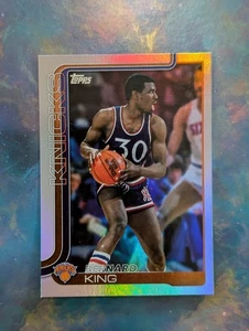 🔥🏀Bernard King 2025-26 Topps Flagship Rainbow Foil Refractor Knicks #268🏀🔥 - Imagen 1 de 6