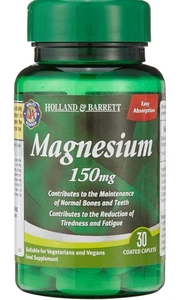 Magnesiumglycinat Komplex, 150mg Magnesium Nahrungsergänzungsmittel hohe Absorption Kapseln - Bild 1 von 4