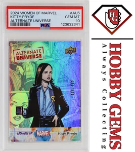 KITTY PRYDE PSA 10 2024 UD Women of Marvel Alternate Universe #AU5 288/499 - Picture 1 of 2