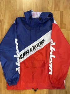 VALEZA Anime Streetwear Pullover Windbreaker 1/4 Zip Hooded Size M “Island Girl” - Picture 1 of 17