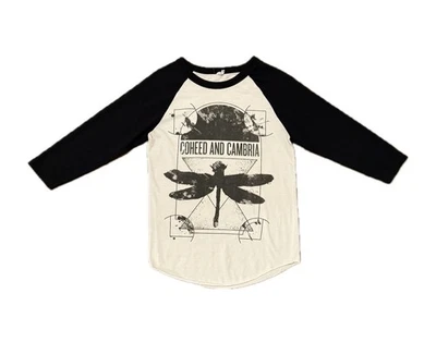 Camiseta de béisbol vintage Coheed And Cambria manga 3/4 banda libélula Y2K S Foto 1 de 4