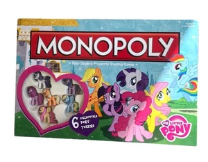 Monopoly MY LITTLE PONY 2013 Board Game w/ponies No Game Pamphlet Family Fun - Picture 1 of 8