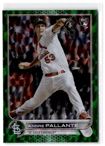 2022 Topps Update Andre Pallante RC #US59 Green Foil #/499 St. Louis Cardinals - Picture 1 of 2