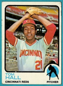 1973 Topps Tom Hall Cincinnati Reds #8 - Picture 1 of 2