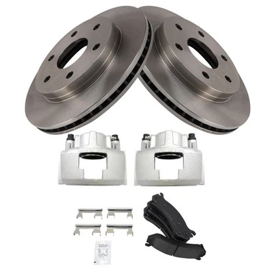 Kit de pastilhas de freio e rotor de cerâmica compatível com Chevrolet Tahoe 2000 - Imagem 1 de 4