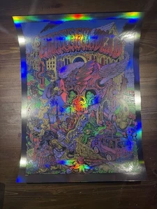 "Grateful Dead" Kunstdruck Poster Regenbogen FOLIE Variante von David Welker XX/250 - Bild 1 von 17