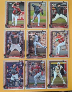 2025 Topps Chrome Baseball Team Set 9 Cards Arizona Diamondbacks Corbin Carroll - Picture 1 of 4