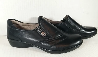 Naturalizer Clarissa Black N5 Comfort Zipper Loafers Size 5.5 Medium - Image 1 of 4