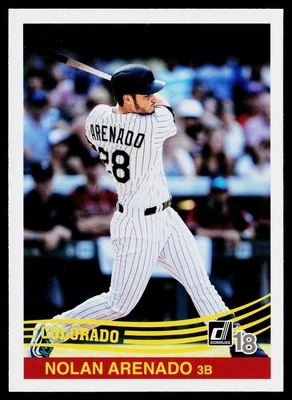2018 Donruss #236 Nolan Arenado Colorado Rockies - Image 1 of 2