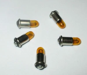 Steckbirne  MS4  19V 60mA  GELB (Märklin 600030 - Kahlert 51960) -  5 Stück NEU - Bild 1 von 2