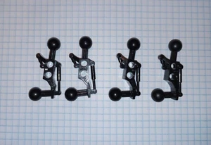 4 Black Lego 32173 Star Wars Mindstorms Bionicle  leg arm 4 Technic ball joints - Picture 1 of 24