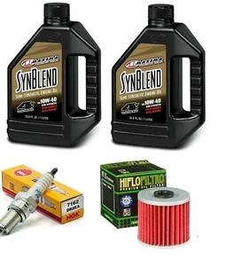 Tune Up Oil Change Kit Kawasaki Lakota 300 Maxima Filter Spark Plug - Picture 1 of 1