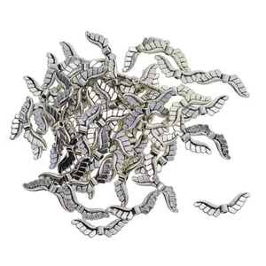 100 Pieces Lots Butterfly Charm Spacer Beads Tibetan Style - Picture 1 of 7
