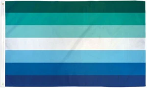 "GAY MALE MLM" flag 3x5 ft polyester banner sign rainbow pride LGBTQ+ - Picture 1 of 5