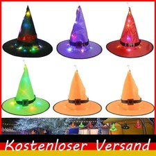 Halloween Glühender Hexenhut mit LED Licht Party Prom Dress Up Kostüm Prop Dekor