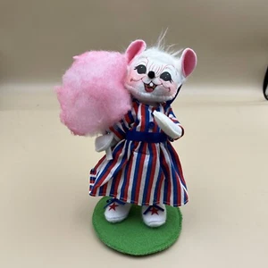AnnaLee dolls 7โ 4th of July Red White Blue Cotton candy girl Mouse ๐บ๐ธ - Picture 1 of 11