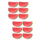  12 Pcs Kinderspielzeug Simulierte Wassermelonenscheiben Haushalt