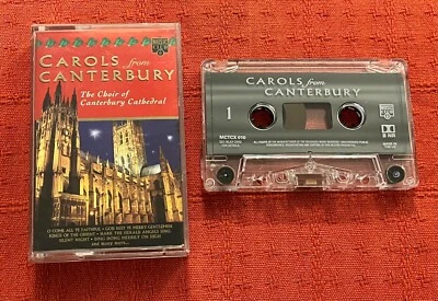 CAROLS FROM CANTERBURY - UK CASSETTE TAPE - THE CHOIR OF CANTERBURY CATHEDRAL - Image 1 of 4